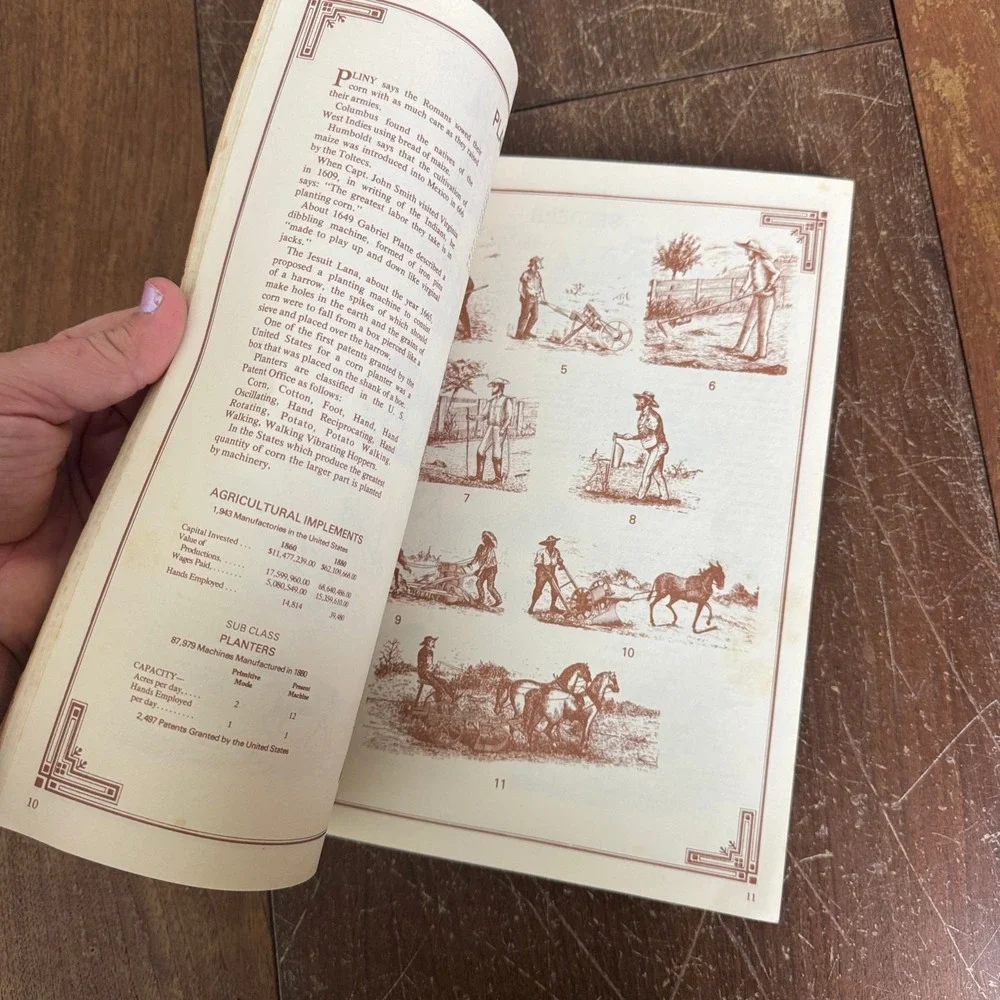 Rural America A Century Ago Industrial Art Printed‎ 1976 paperback book